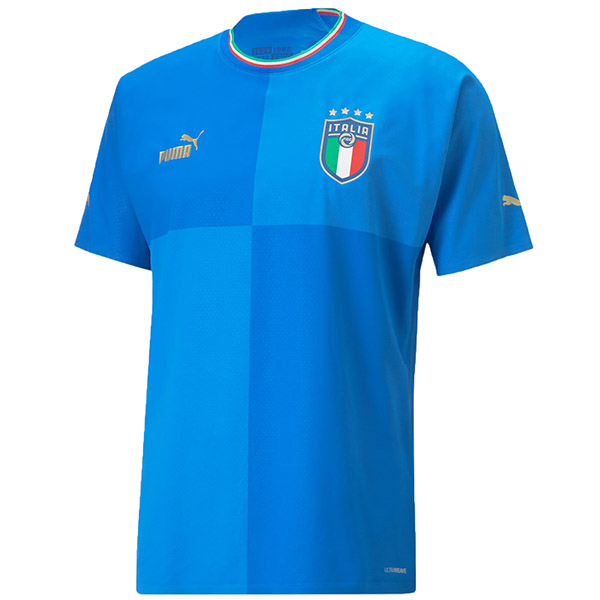 Italy 2022 world cup home jersey soccer uniform men's first football kit sport tops shirt 2022